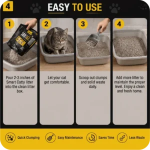 REMU SMARTCATTY Lightweight Paper Based Cat Litter