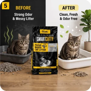 REMU SMARTCATTY Lightweight Paper Based Cat Litter