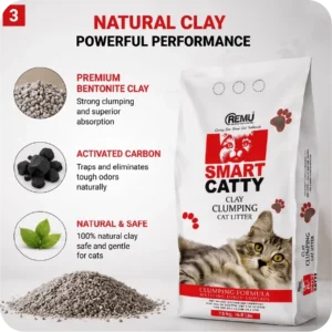 REMU SMART CATTY CLAY CLUMPING CAT LITTER