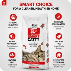 REMU SMART CATTY CLAY CLUMPING CAT LITTER