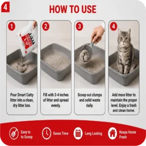 REMU SMART CATTY CLAY CLUMPING CAT LITTER