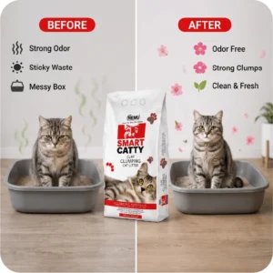 REMU SMART CATTY CLAY CLUMPING CAT LITTER