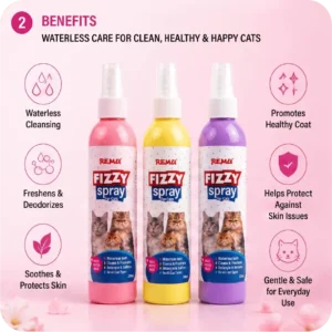 REMU FIZZY Waterless Spray for Cats