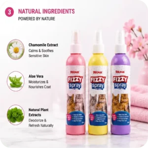 REMU FIZZY Waterless Spray for Cats