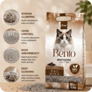 REMU Bento Bentonite Cat Litter – Scented