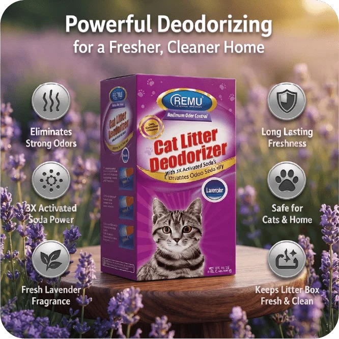 REMU Cat Litter Deodorizer – Maximum Odor Control